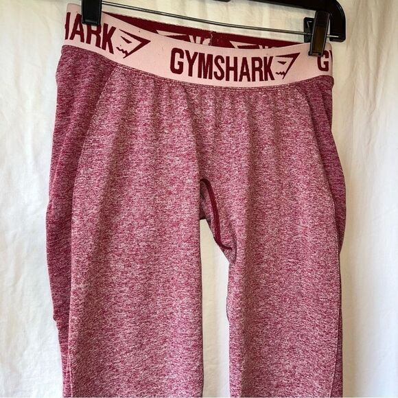 Gymshark Maroon Flex Sport Seamless Crop Leggings- Women Small - Picture 2 of 6